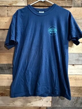 Comfort Colors Navy Short-Sleeve Logo Tee